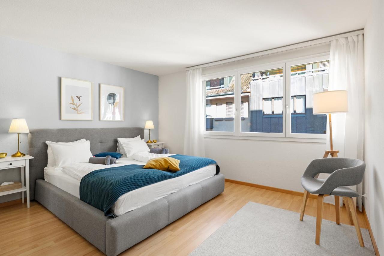 Bright, Central & Modern Apartment 루체른 외부 사진