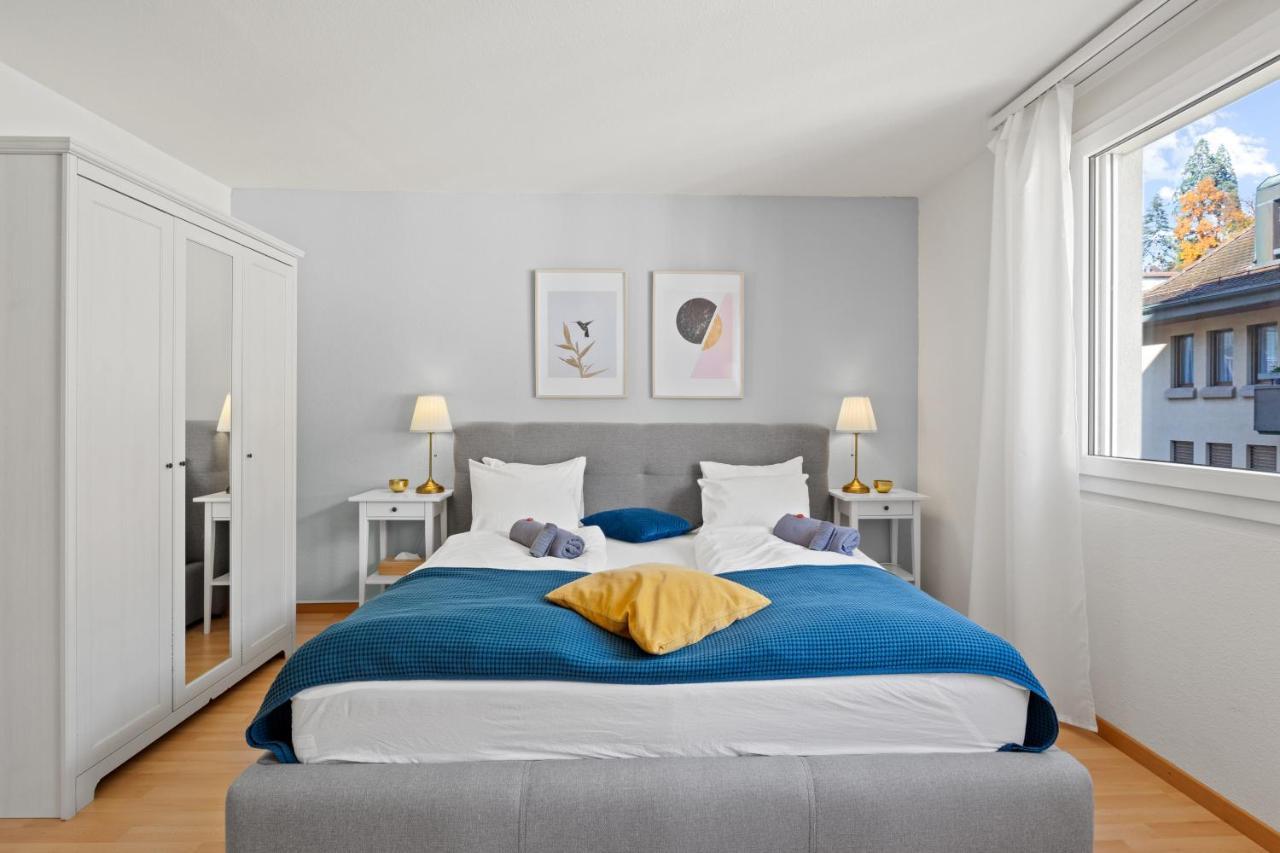 Bright, Central & Modern Apartment 루체른 외부 사진