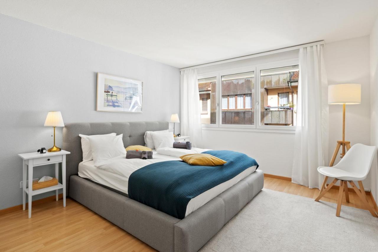 Bright, Central & Modern Apartment 루체른 외부 사진